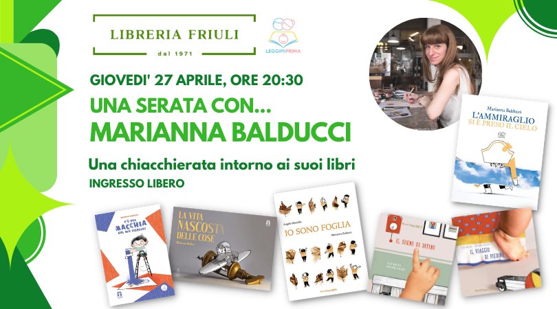 Chiacchierata serale intorno ai libri di Marianna Balducci