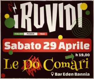 APERITIVO 100% ITALIANO, iRuvidiLive, LeDoComari, Bannia APERITIVO 100% ITALIANO, iRuvidiLive, LeDoComari, Bannia