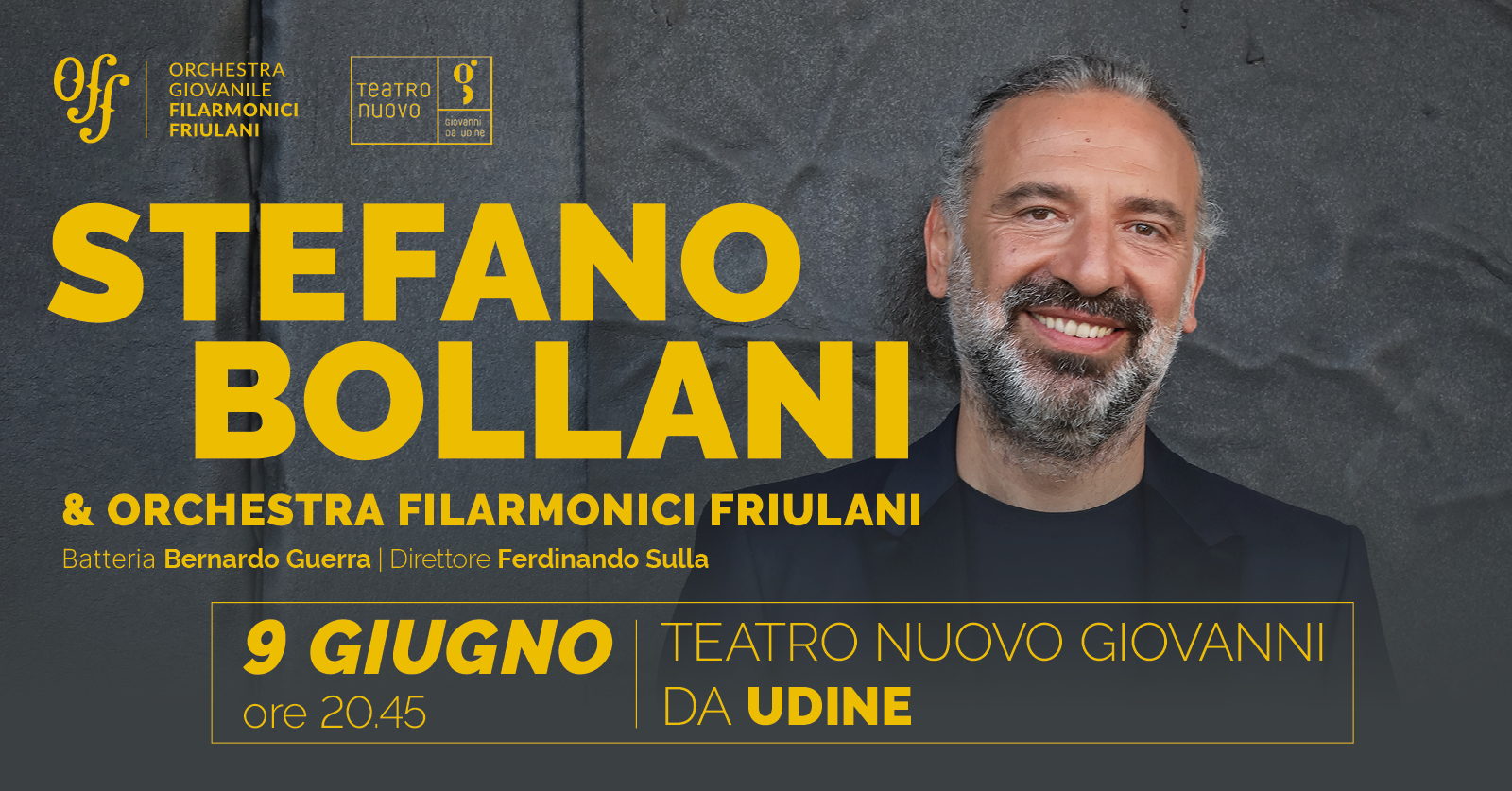 Stefano Bollani & Orchestra Filarmonici Friulani - Stefano Bollani & Orchestra Filarmonici Friulani - EventiFVG.it