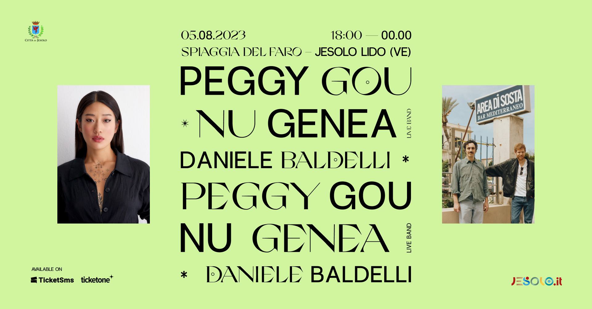 PEGGY GOU + NU GENEA - Spiaggia del Faro, Jesolo - Sabato 5 Agosto - PEGGY GOU + NU GENEA - Spiaggia del Faro, Jesolo - Sabato 5 Agosto - EventiFVG.it