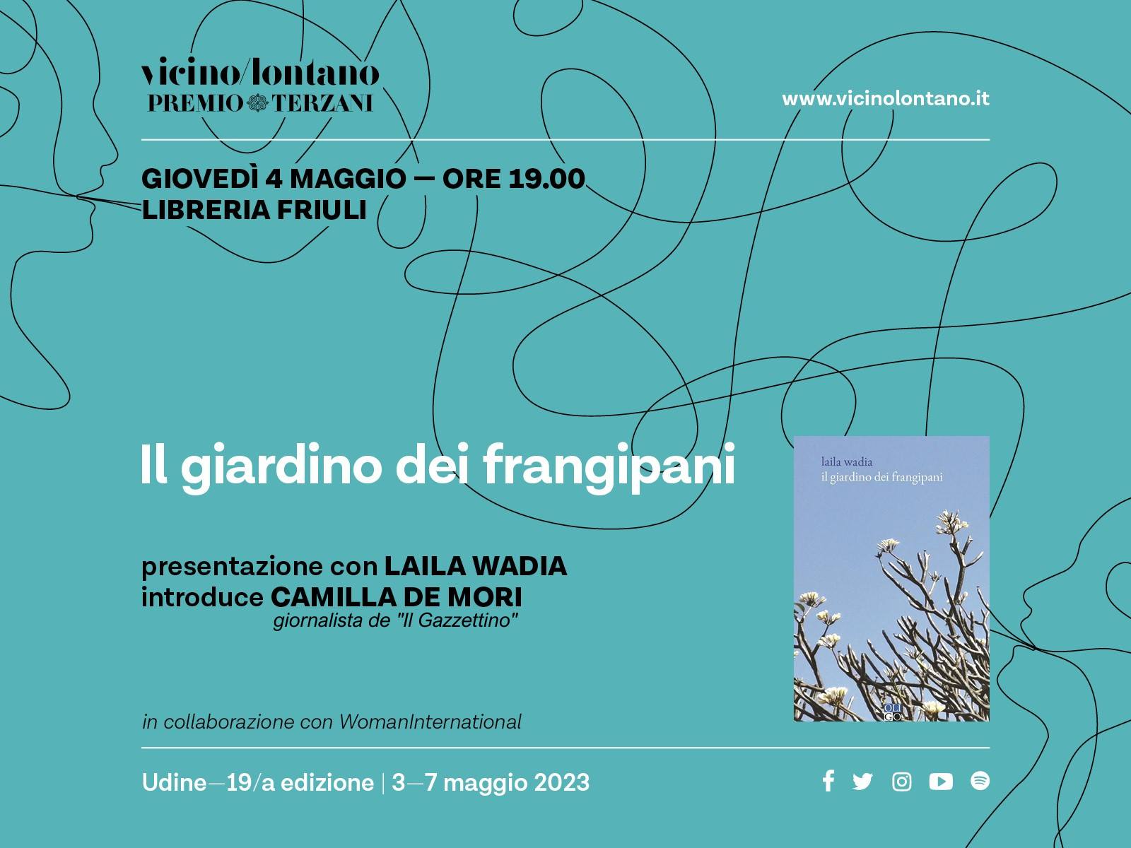 Il giardino dei frangipani di Laila Wadia con Camilla De Mori