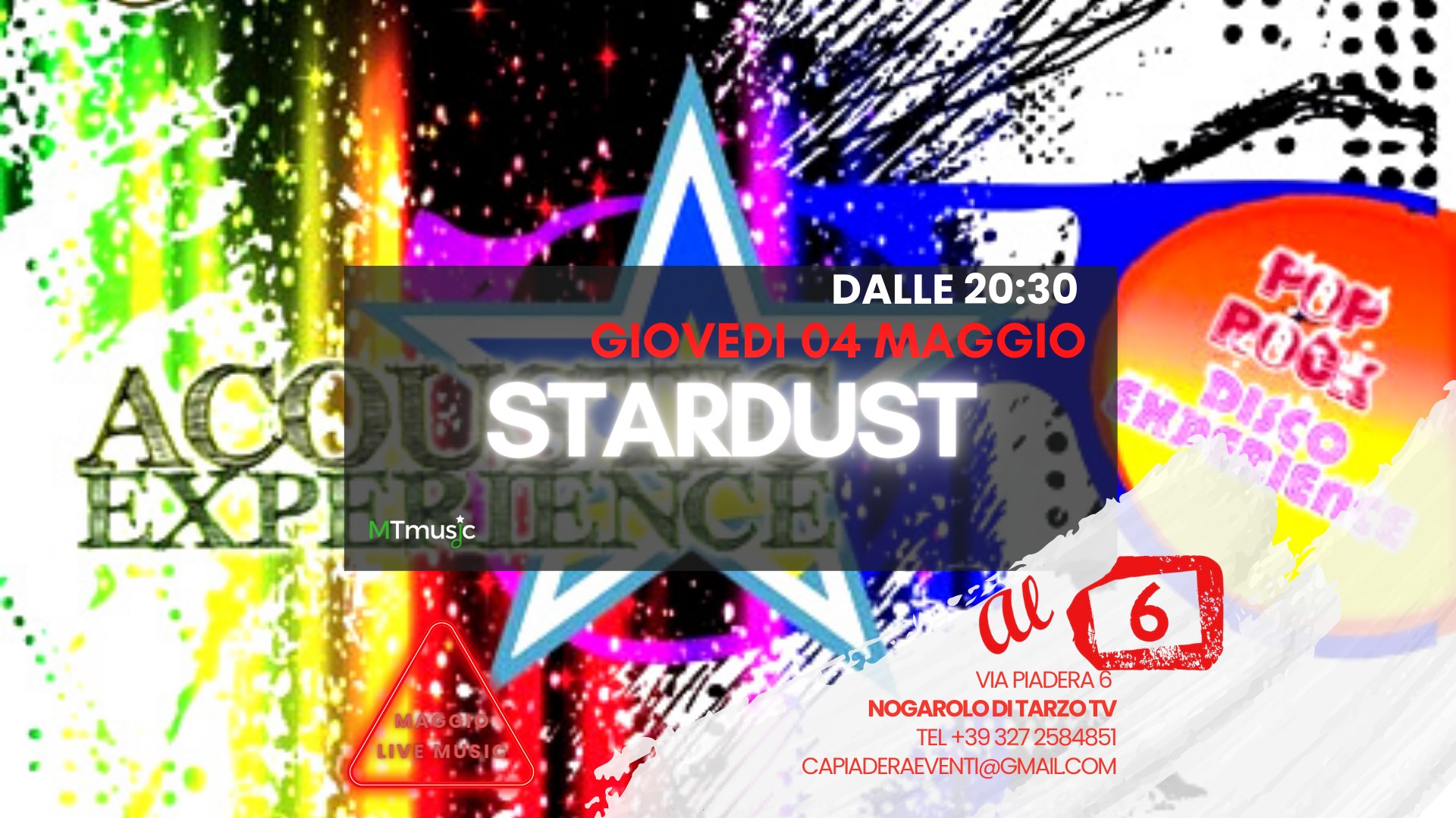 STARDUST | Al 6 Live Music - EventiFVG.it