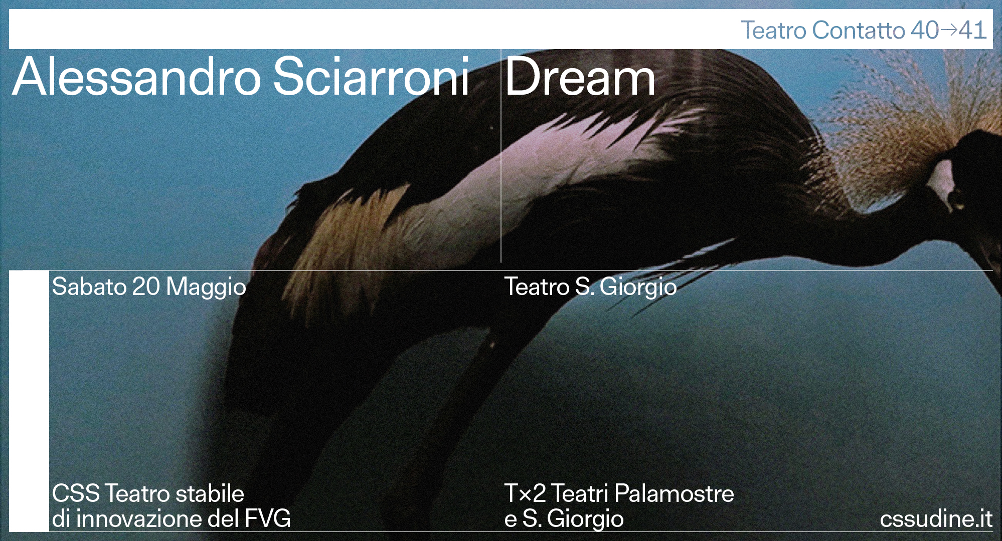 Alessandro Sciarroni con Dream a Teatro Contatto 41 - EventiFVG.it