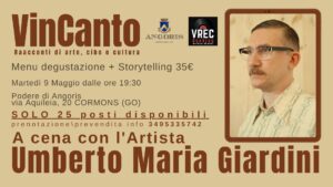 #VinCanto ospita UMBERTO MARIA GIARDINI – Cena & Storytelling