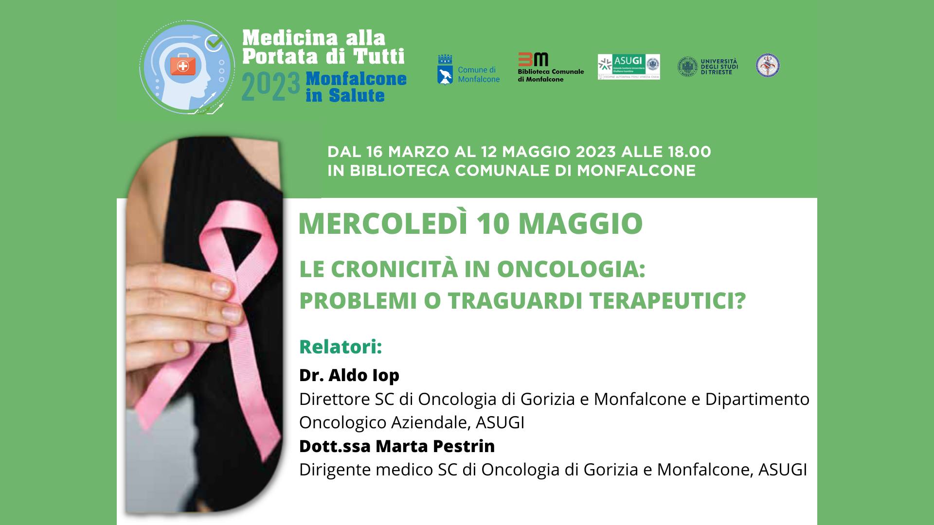 Le cronicità in oncologia: problemi o traguardi terapeutici? - EventiFVG.it