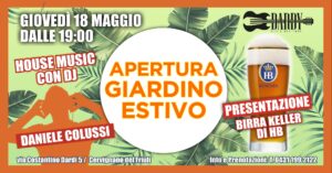 APERTURA GIARDINO ESTIVO