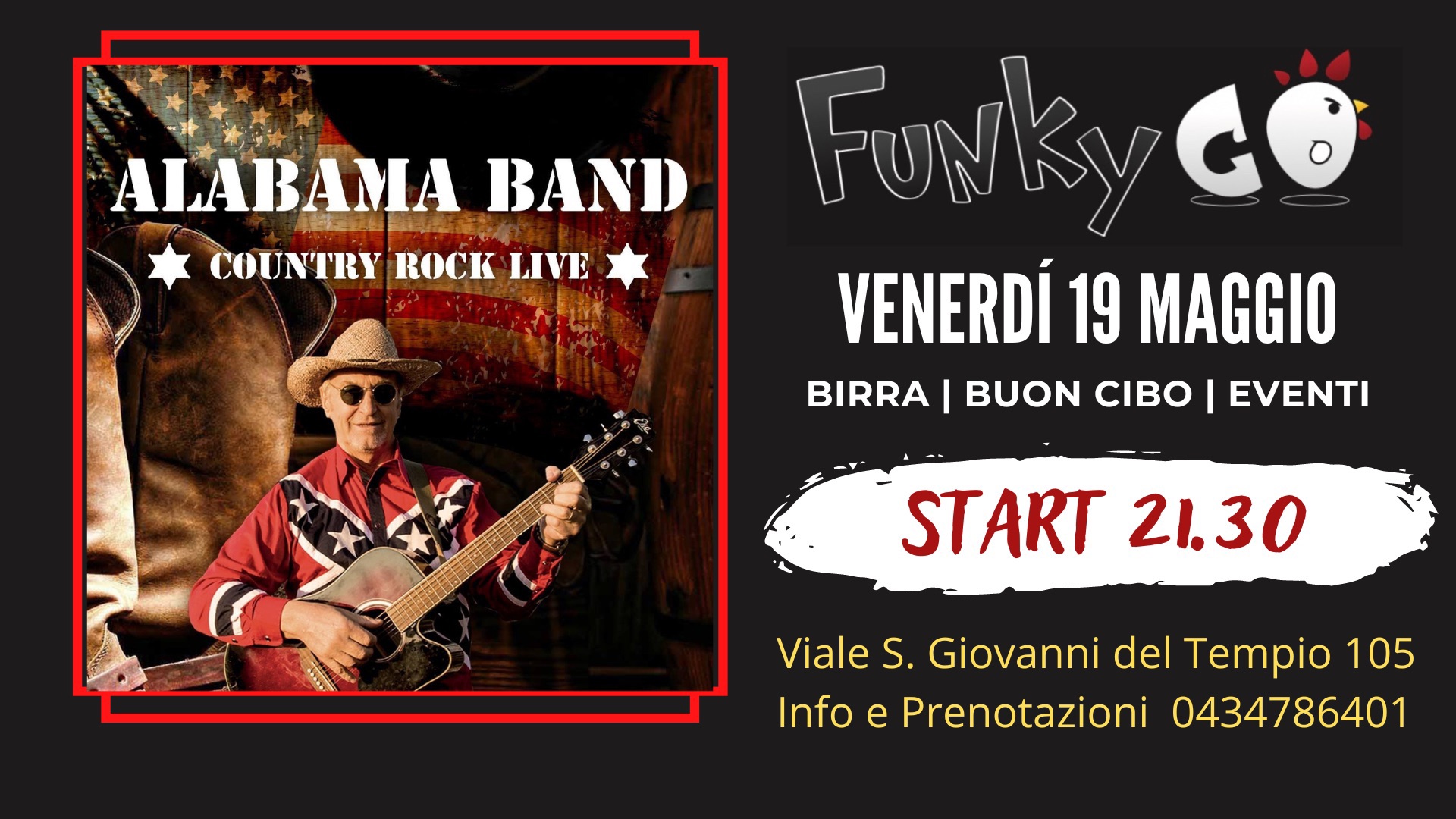ALABAMA al FUNKY GO SACILE - ALABAMA al FUNKY GO SACILE - EventiFVG.it