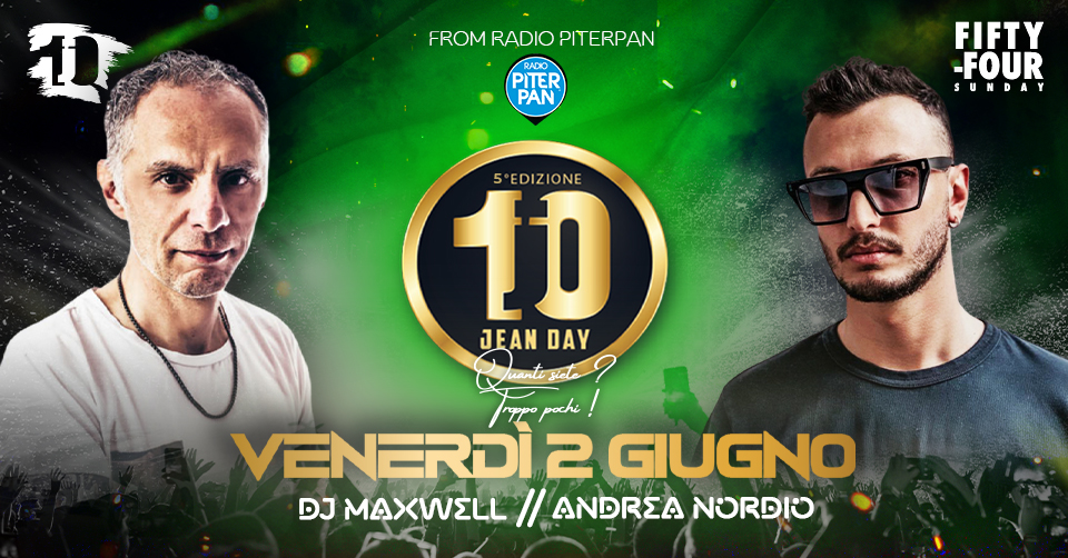Dj Maxwell & Andrea Nordio live @ JEAN DAY 🎉 - EventiFVG.it