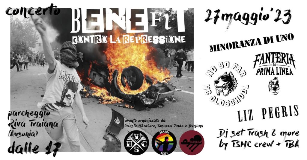 Concerto Benefit Contro La Repressione - EventiFVG.it