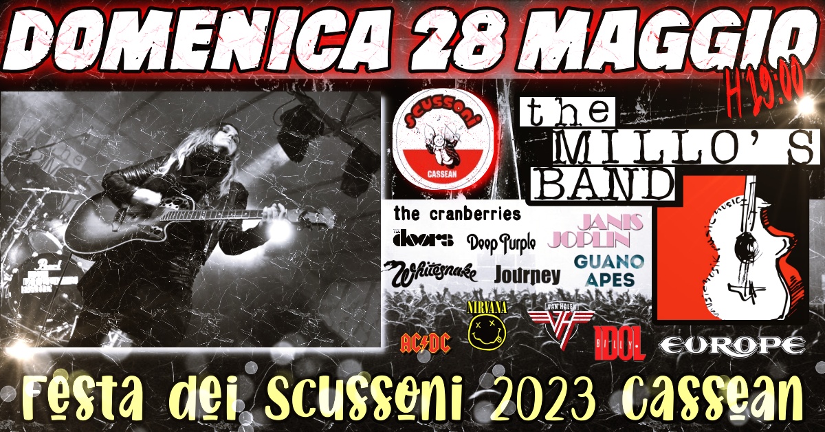 THE MILLO'S BAND AI SCUSSONI - EventiFVG.it