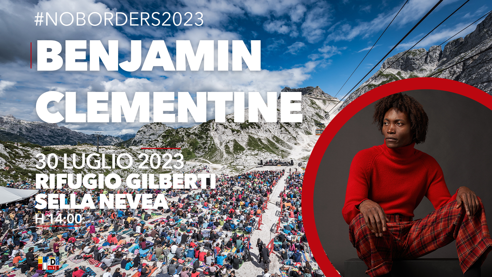 BENJAMIN CLEMENTINE al No Borders Music Festival 2023 - Rifugio Celso Gilberti - EventiFVG.it