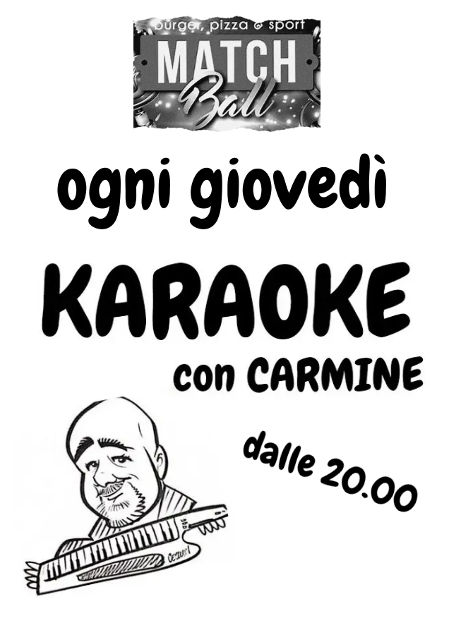 Karaoke del giovedì al Match Ball - Karaoke del giovedì al Match Ball - EventiFVG.it