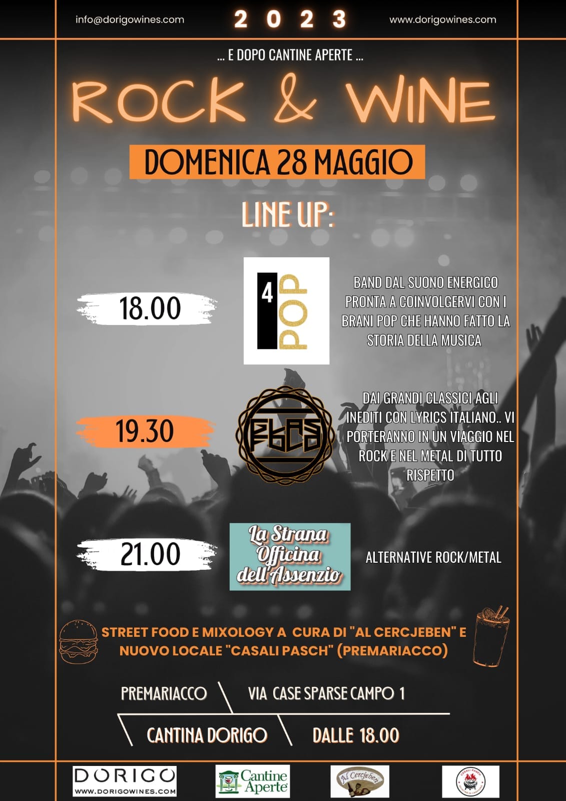 Rock and wine live event - EventiFVG.it