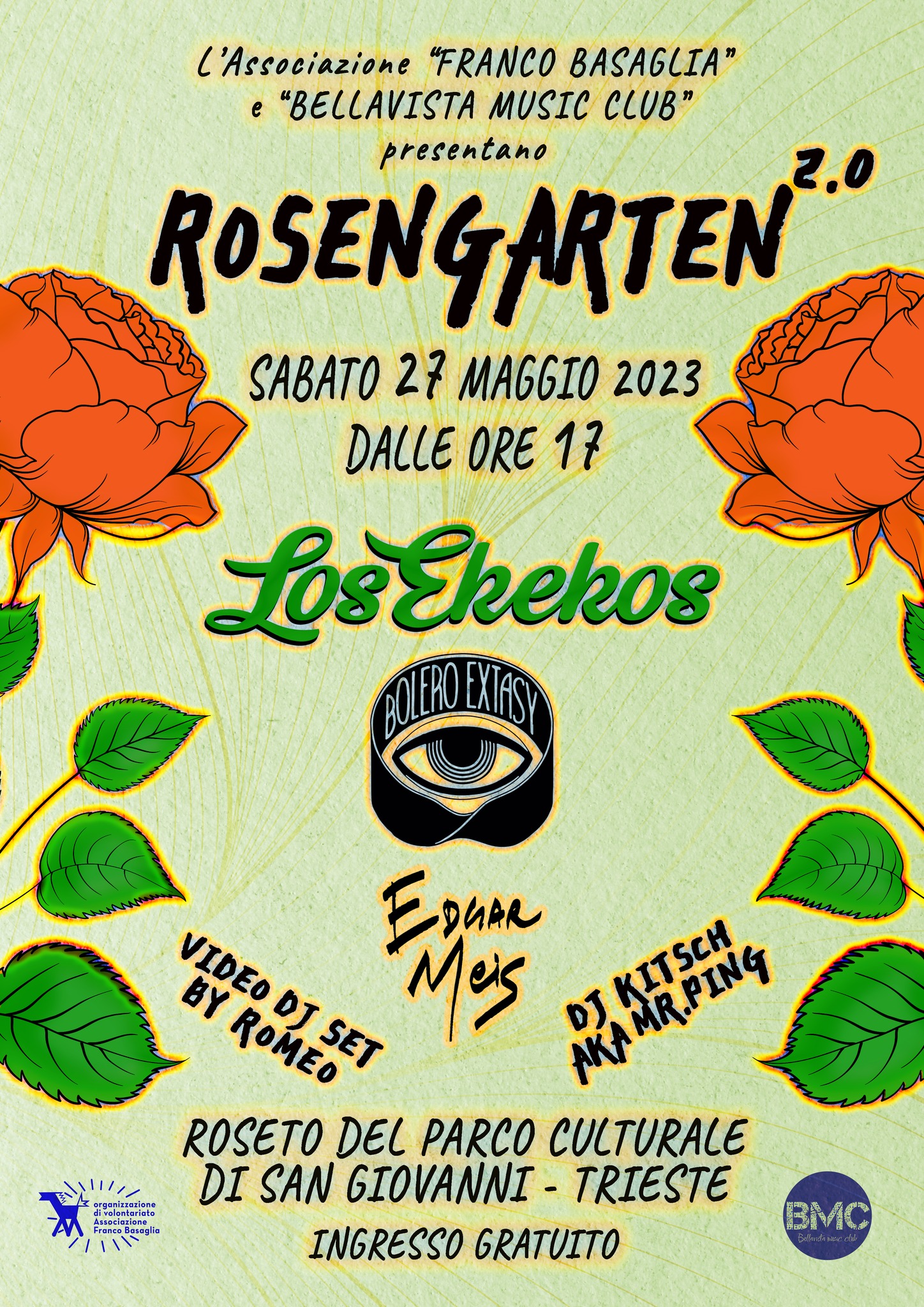 27/05 - ROSENGARTEN 2.0 @ Roseto del Parco di San Giovanni, Trieste - EventiFVG.it