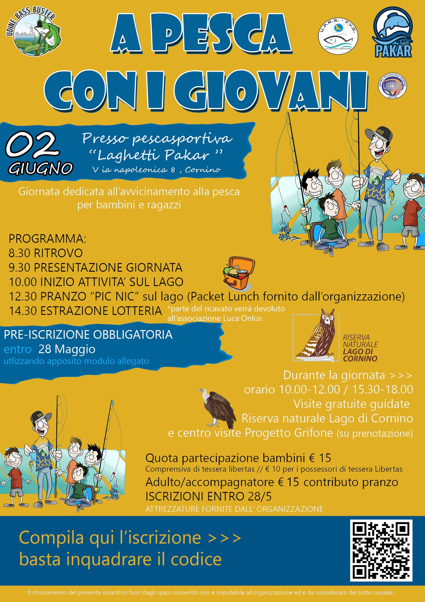 A Pesca con i giovani - 2 Giugno - EventiFVG.it