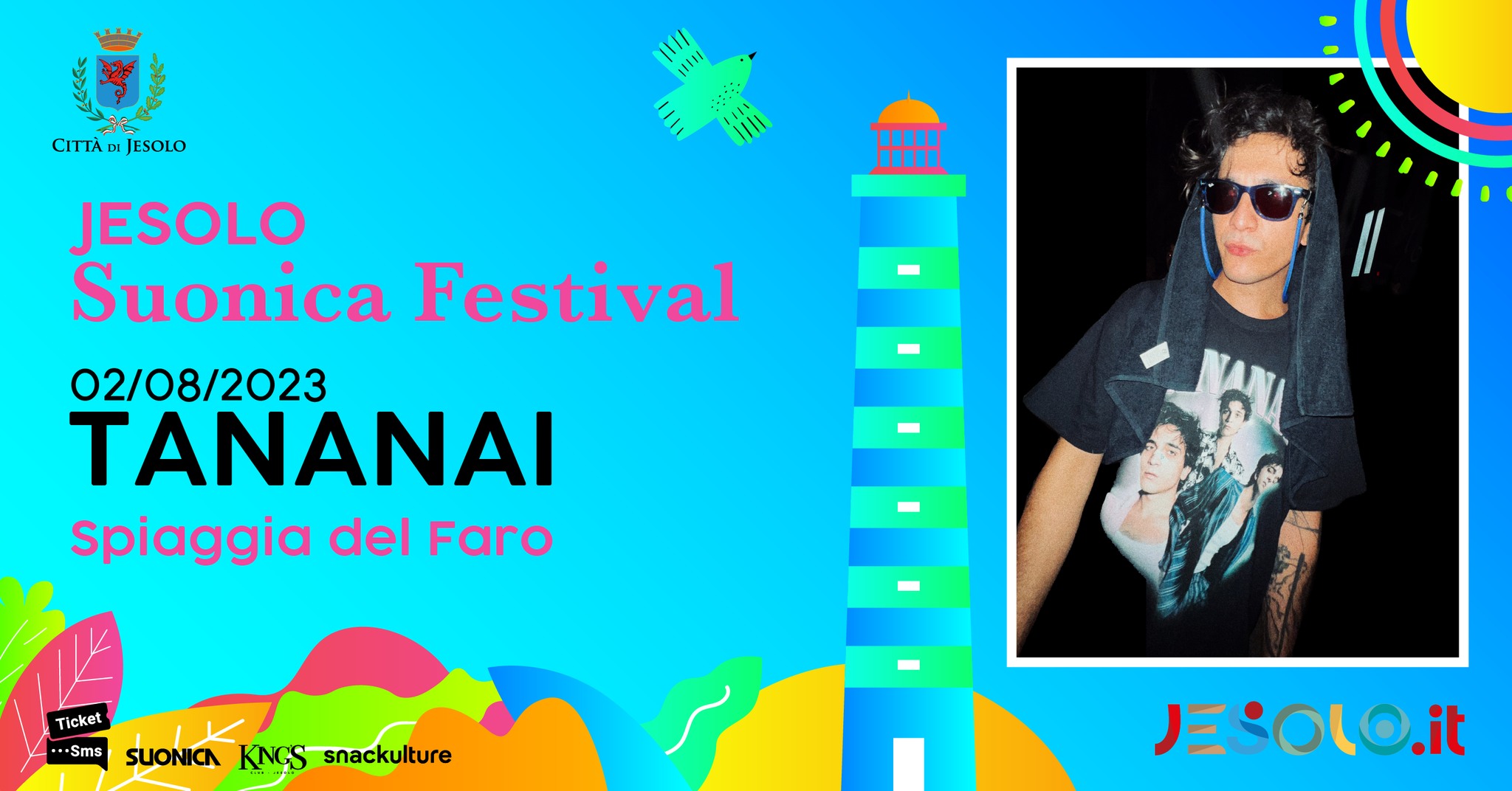 TANANAI @ Jesolo, Spiaggia del Faro - Suonica Festival - EventiFVG.it