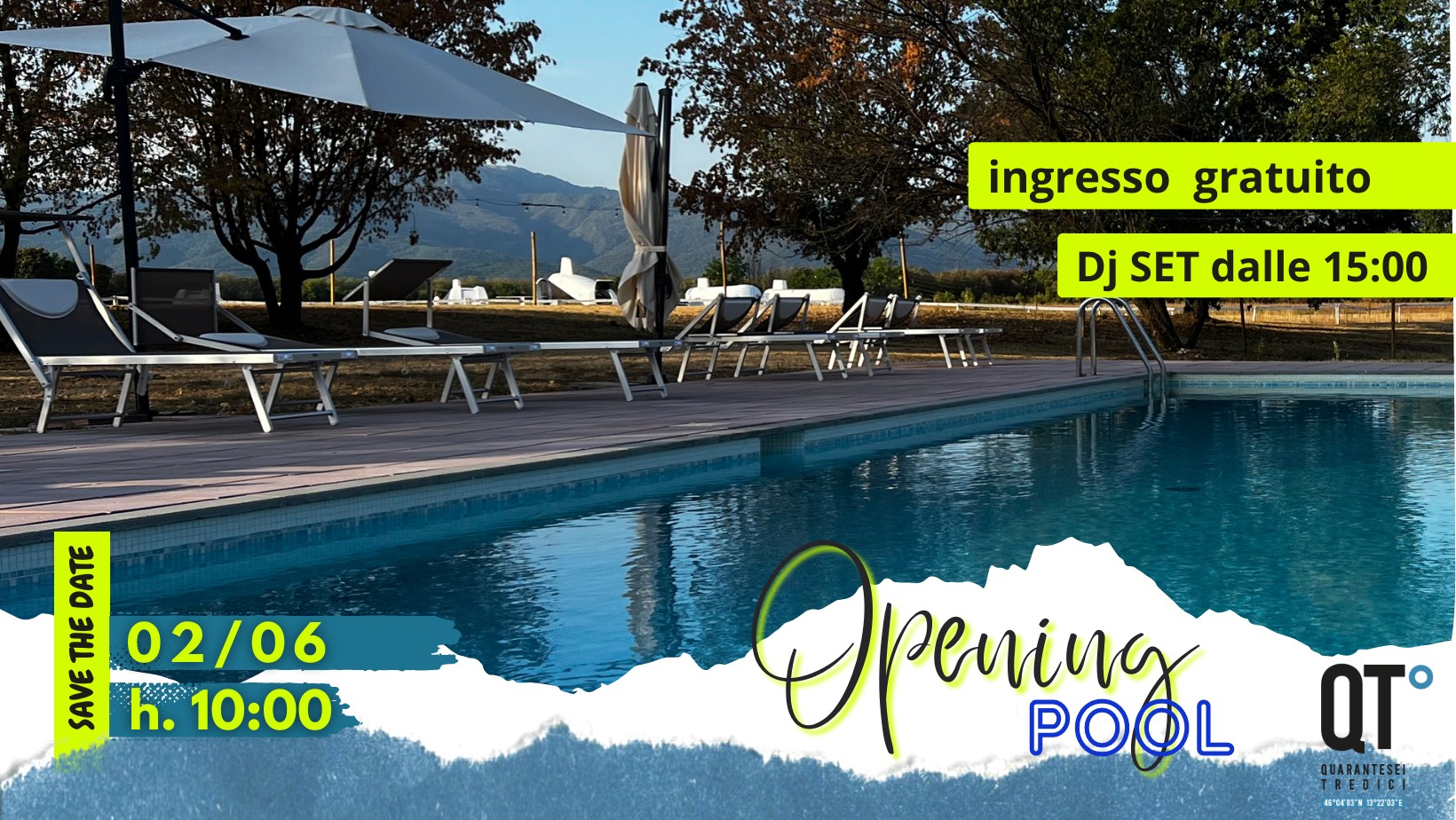 Opening Pool - Opening Pool - EventiFVG.it