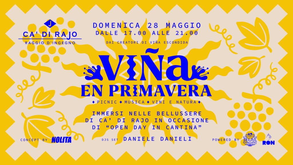Viña en Primavera 🌱 PicNic | Musica | Vini | Natura 🌱 Ca' di Rajo - Viña en Primavera 🌱 PicNic | Musica | Vini | Natura 🌱 Ca' di Rajo - EventiFVG.it