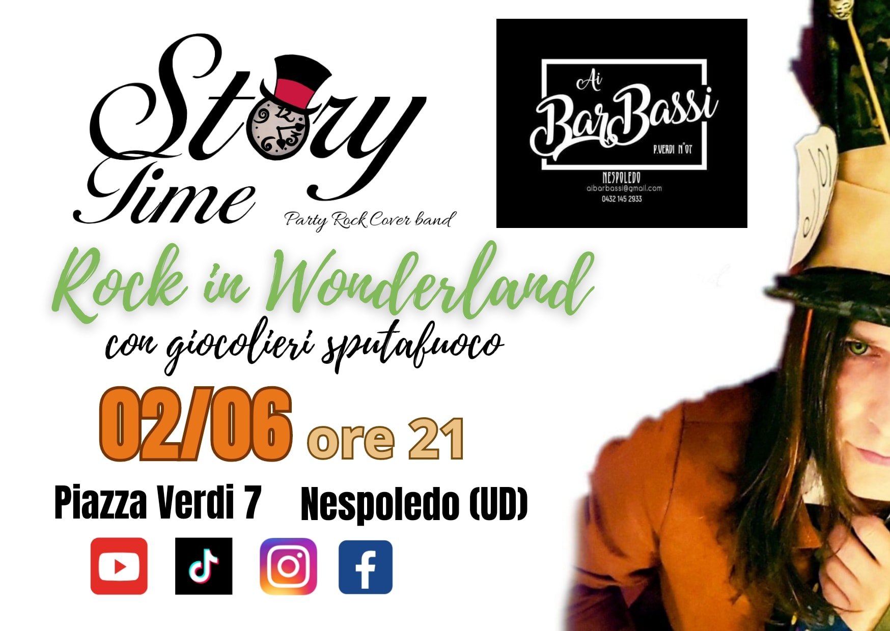 Rock in Wonderland - Storytime Ai BarBassi - EventiFVG.it