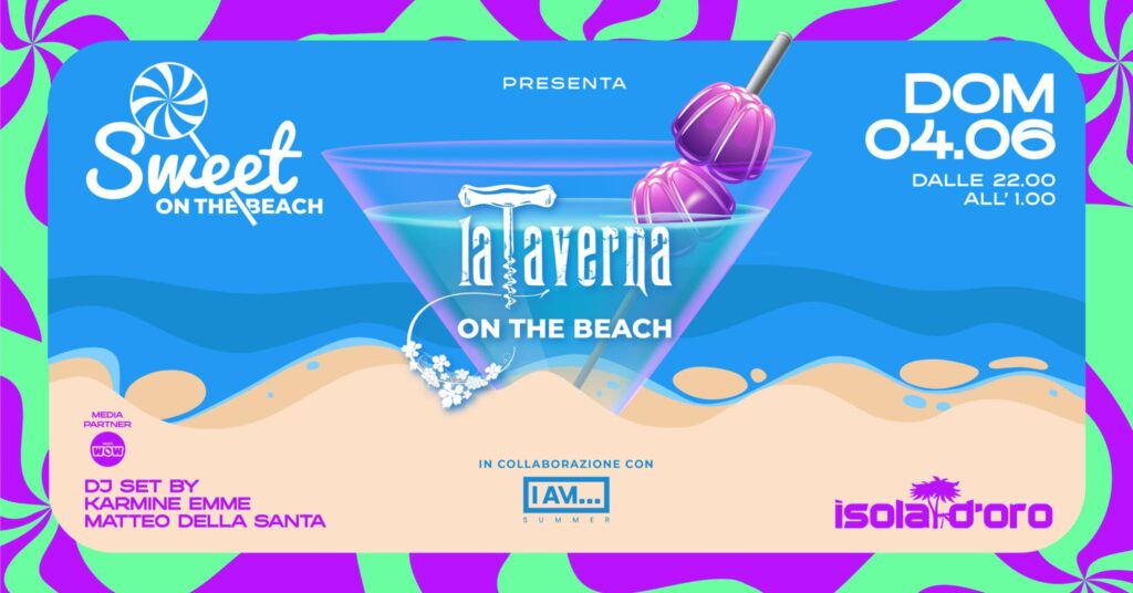 LA TAVERNA ON THE BEACH | Sweet Sunday - EventiFVG.it