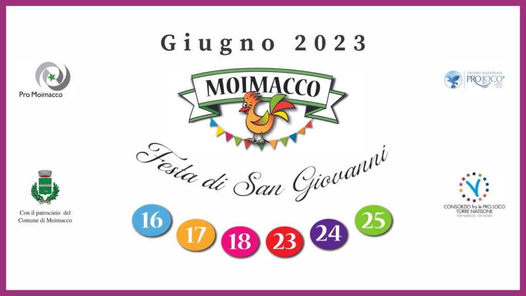 FESTEGGIAMENTI DI SAN GIOVANNI 2023 🐓 - FESTEGGIAMENTI DI SAN GIOVANNI 2023