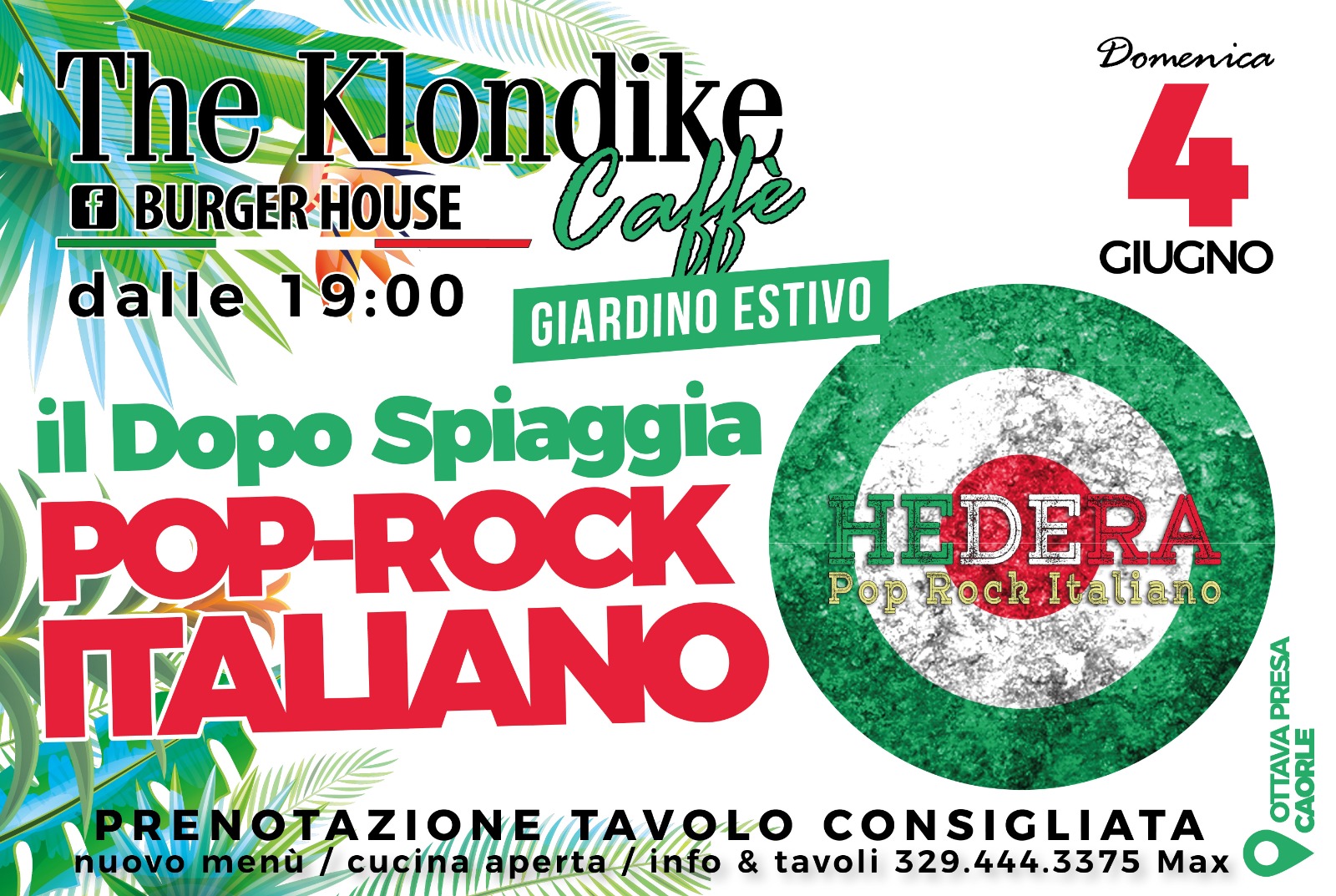 Hedera Live - The Klondike Caffè - EventiFVG.it