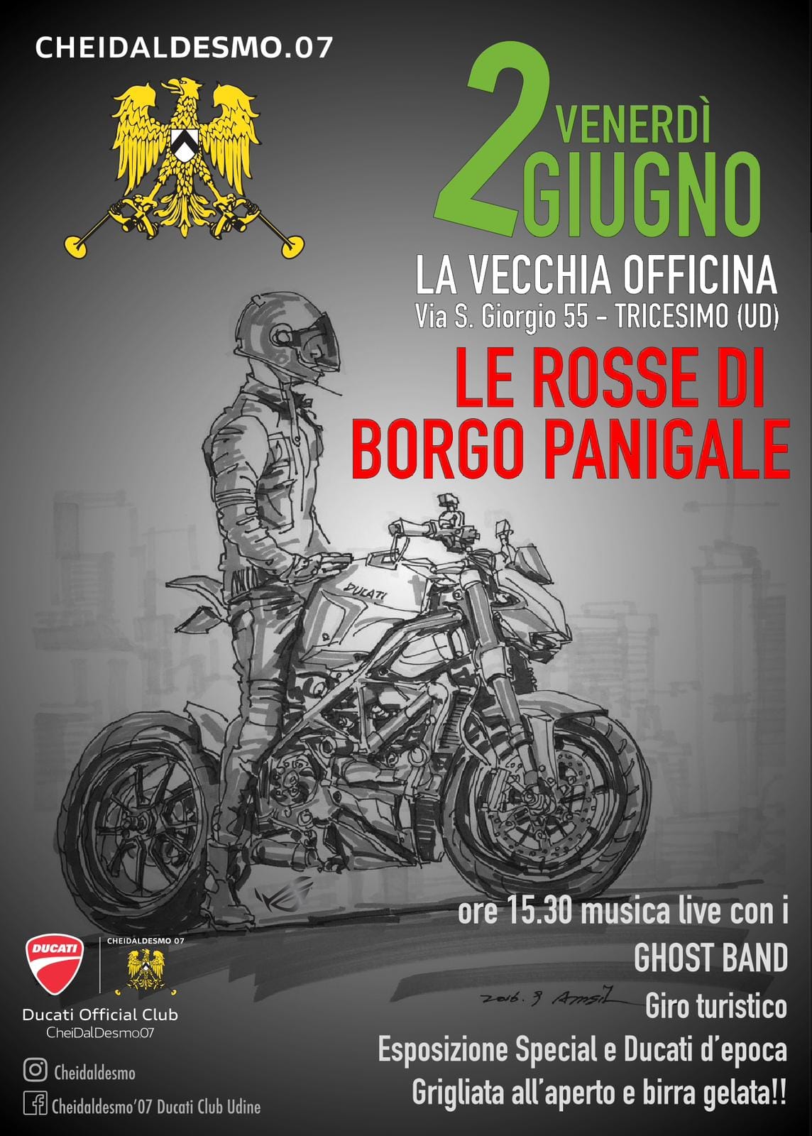 ‼️LE ROSSE DI BORGO PANIGALE ‼️ - ‼️LE ROSSE DI BORGO PANIGALE ‼️ - EventiFVG.it