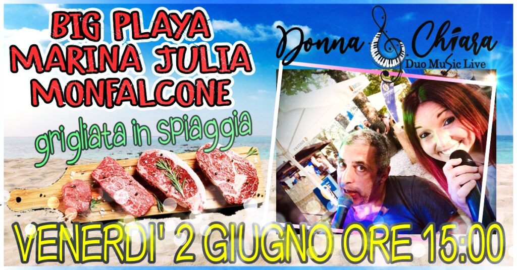 DONNA & CHIARA ALLA BIG PLAYA DI MARINA JULIA - DONNA & CHIARA ALLA BIG PLAYA DI MARINA JULIA - EventiFVG.it