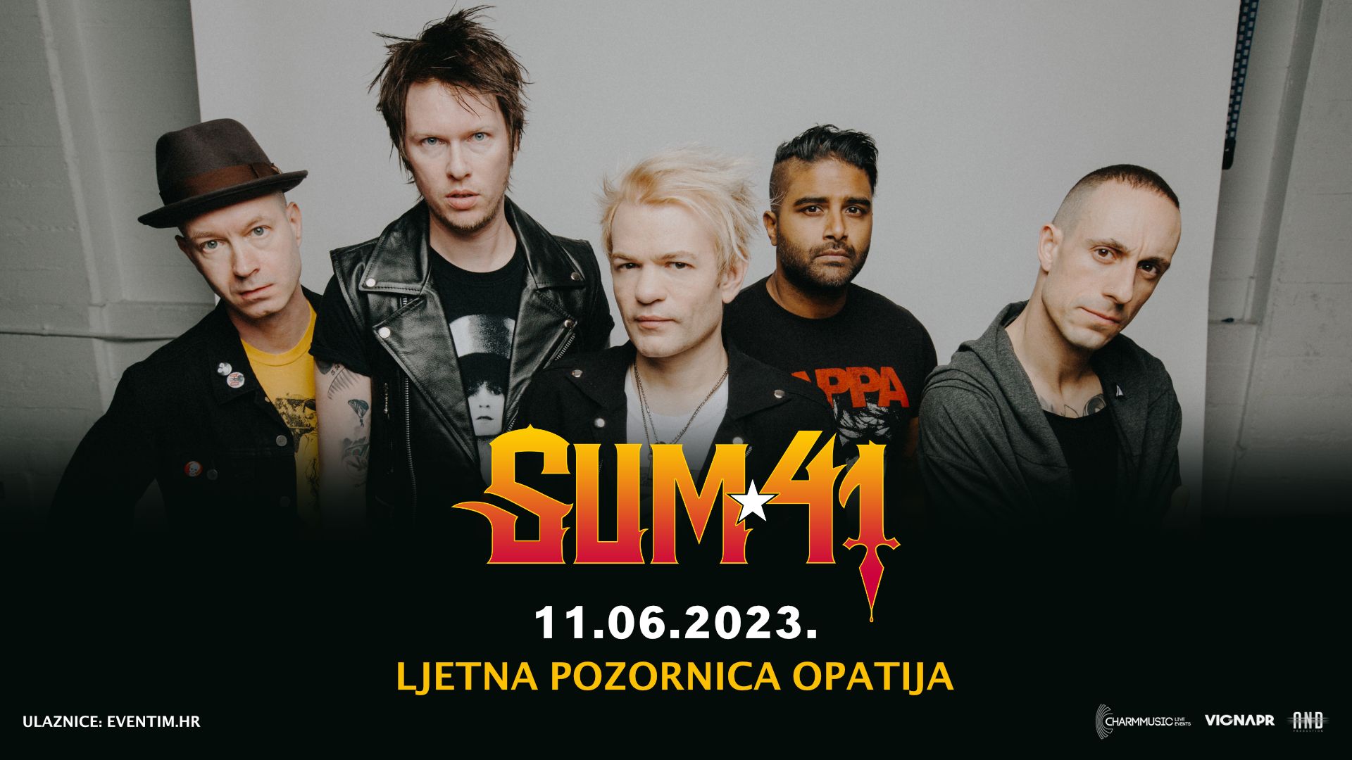 SUM 41 | 11.6.2023. | Ljetna pozornica Opatija - EventiFVG.it