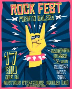 ⛱⛱BEGINNING ☀️☀️OF SUMMER 🎸🎸ROCK FEST🥁🥁@Rusticus Steakhouse Aquileia (UD)