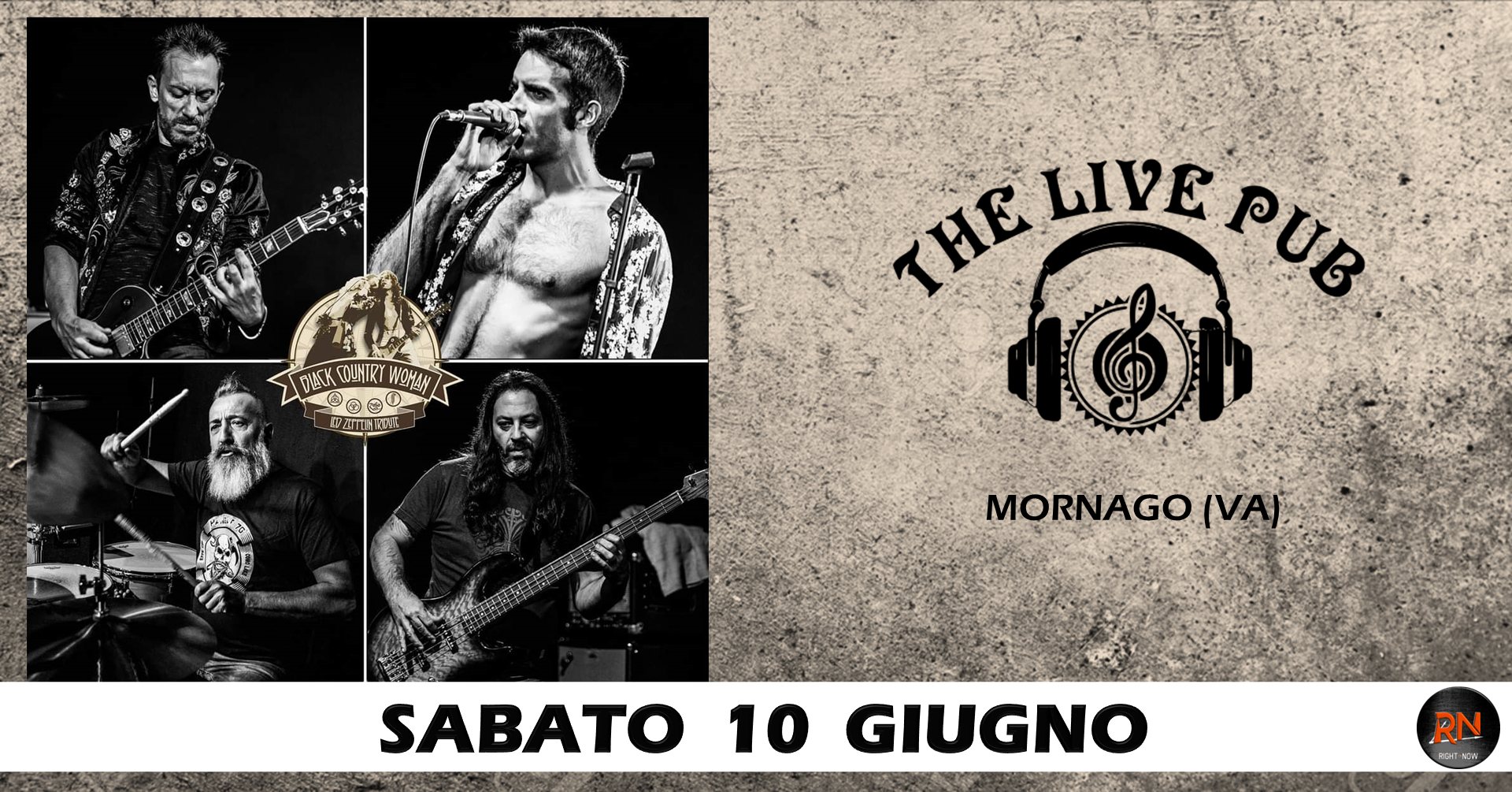 Black Country Woman - Led Zeppelin tribute live @The Live Pub - EventiFVG.it