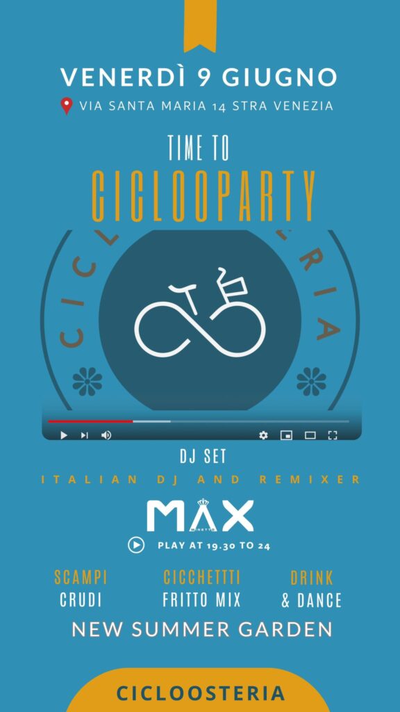 TIME TO CICLOOPARTY - TIME TO CICLOOPARTY - EventiFVG.it