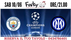 Al FUNKY GO vedi MANCHESTER CITY – INTER