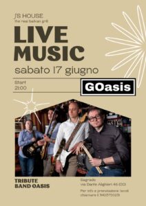 GOasis -Tribute band Oasis @ Sagrado (GO)