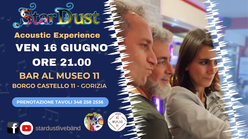 StarDust Trio @ Bar Al Museo 11 - StarDust Trio @ Bar Al Museo 11 - EventiFVG.it