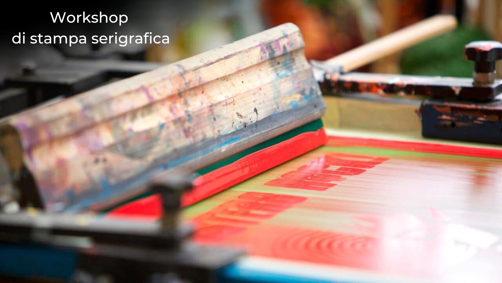 Laboratorio di stampa serigrafica