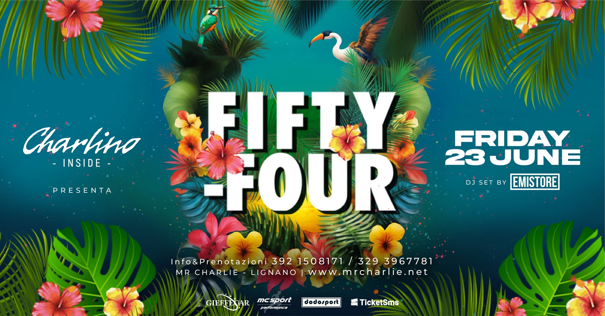 FIFTY-FOUR| charlino - EventiFVG.it