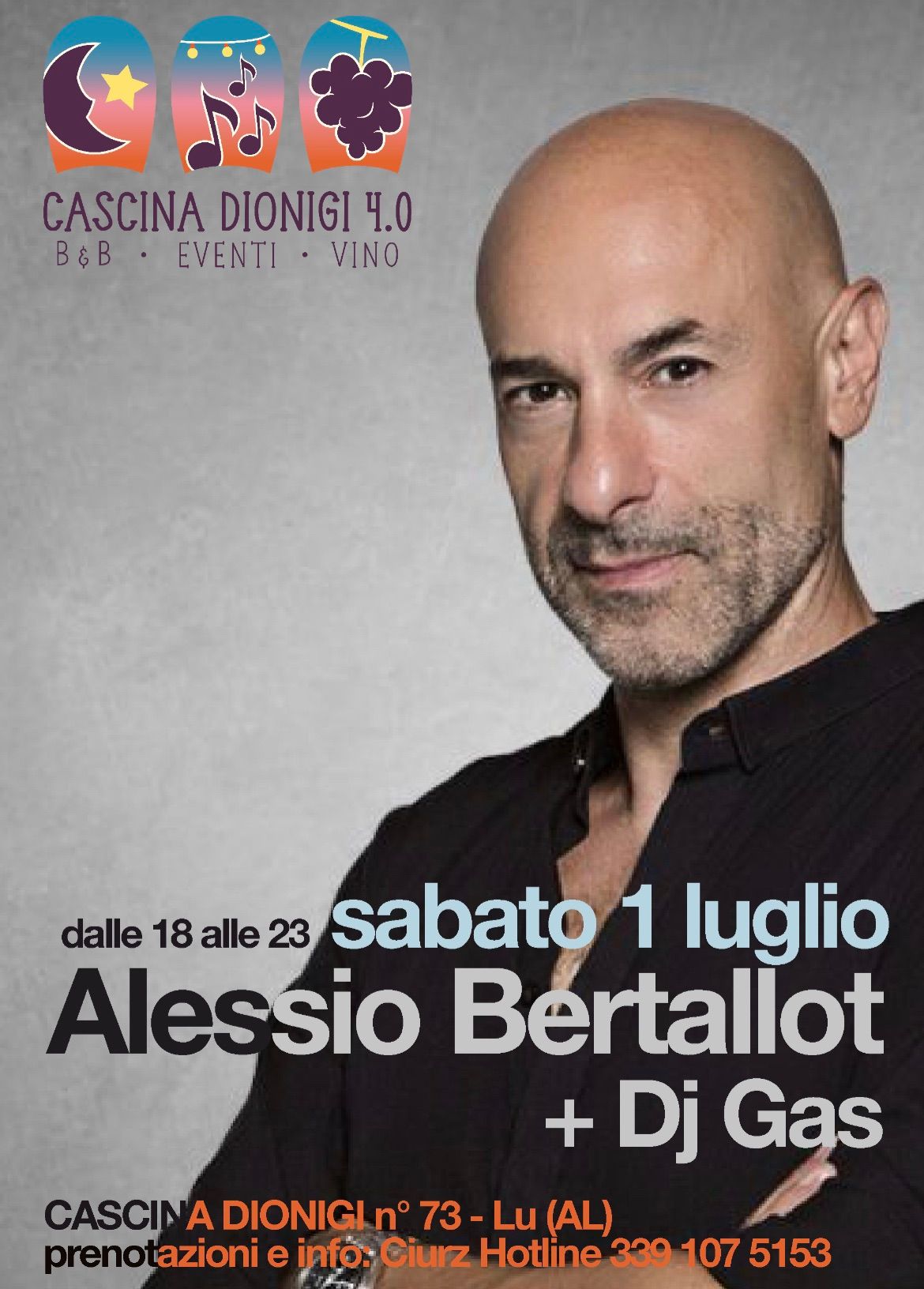 Alessio Bertallot live @ Cascina Dionigi - Alessio Bertallot live @ Cascina Dionigi - EventiFVG.it
