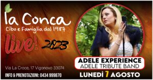 ADELE EXPERIENCE (ADELE TRIBUTE BAND) LIVE LA CONCA