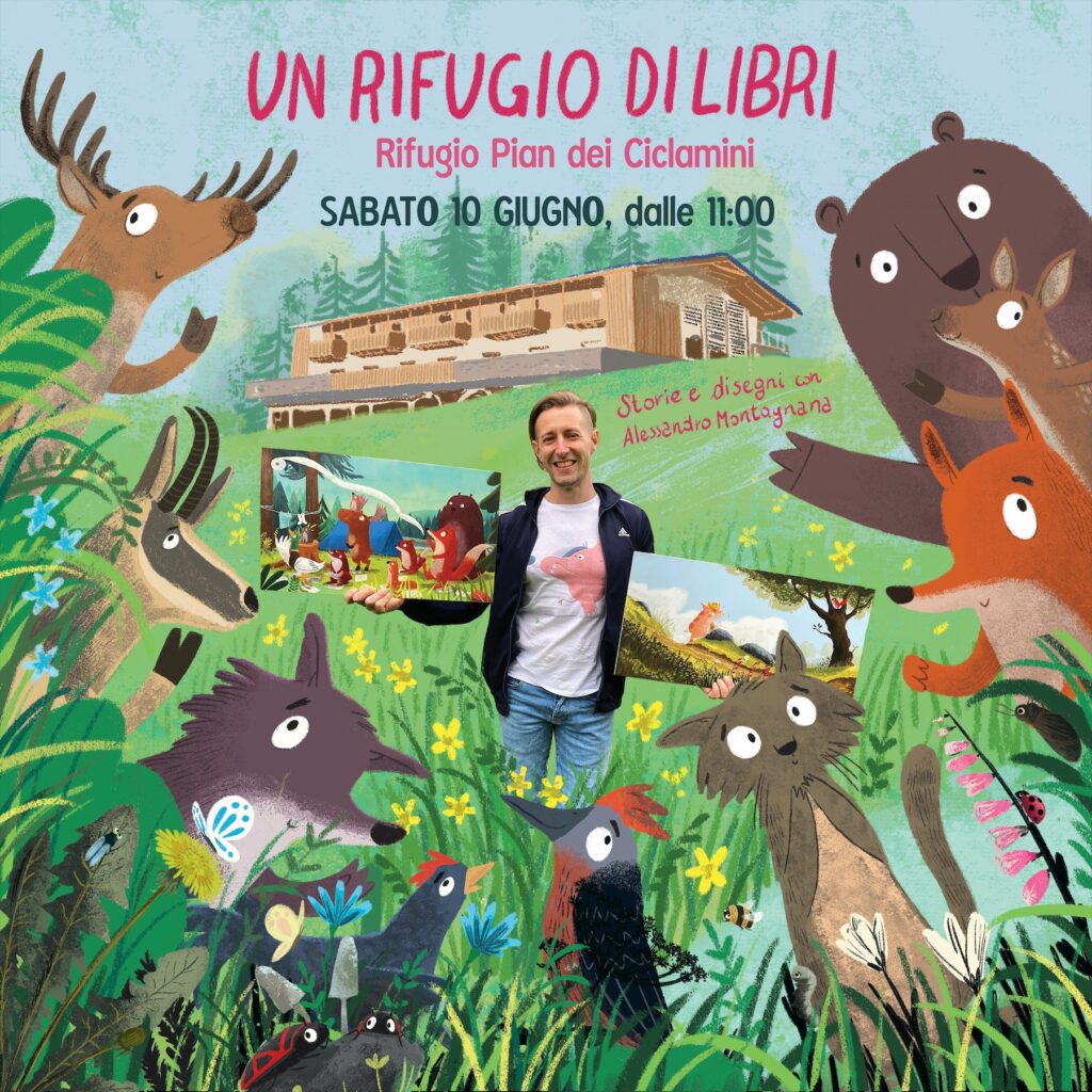 “Un Rifugio di Libri” - Storie e Disegni con Alessandro Montagnana - EventiFVG.it