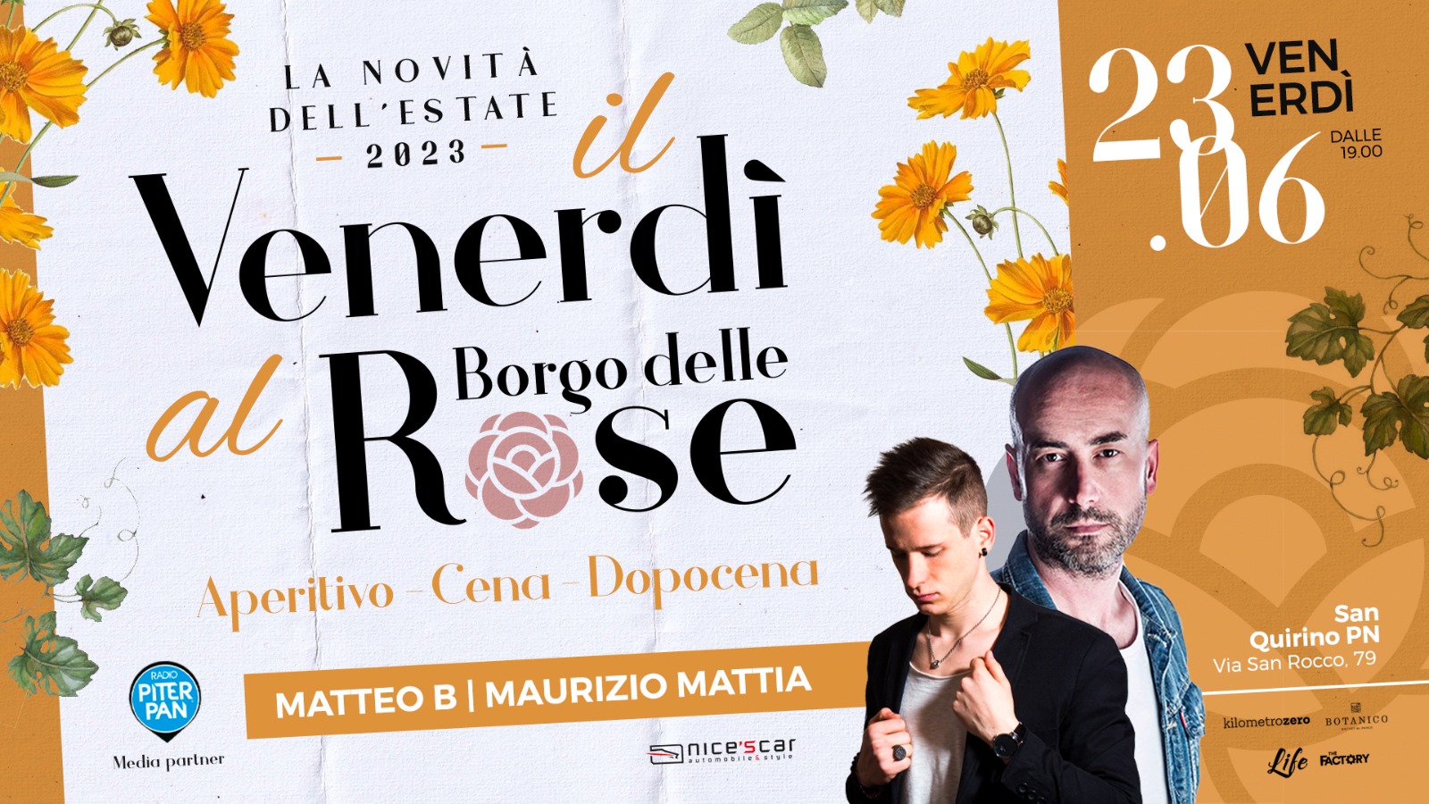 Il Venerdì al Borgo delle Rose - San Quirino (Pn) - Il Venerdì al Borgo delle Rose - San Quirino (Pn) - EventiFVG.it