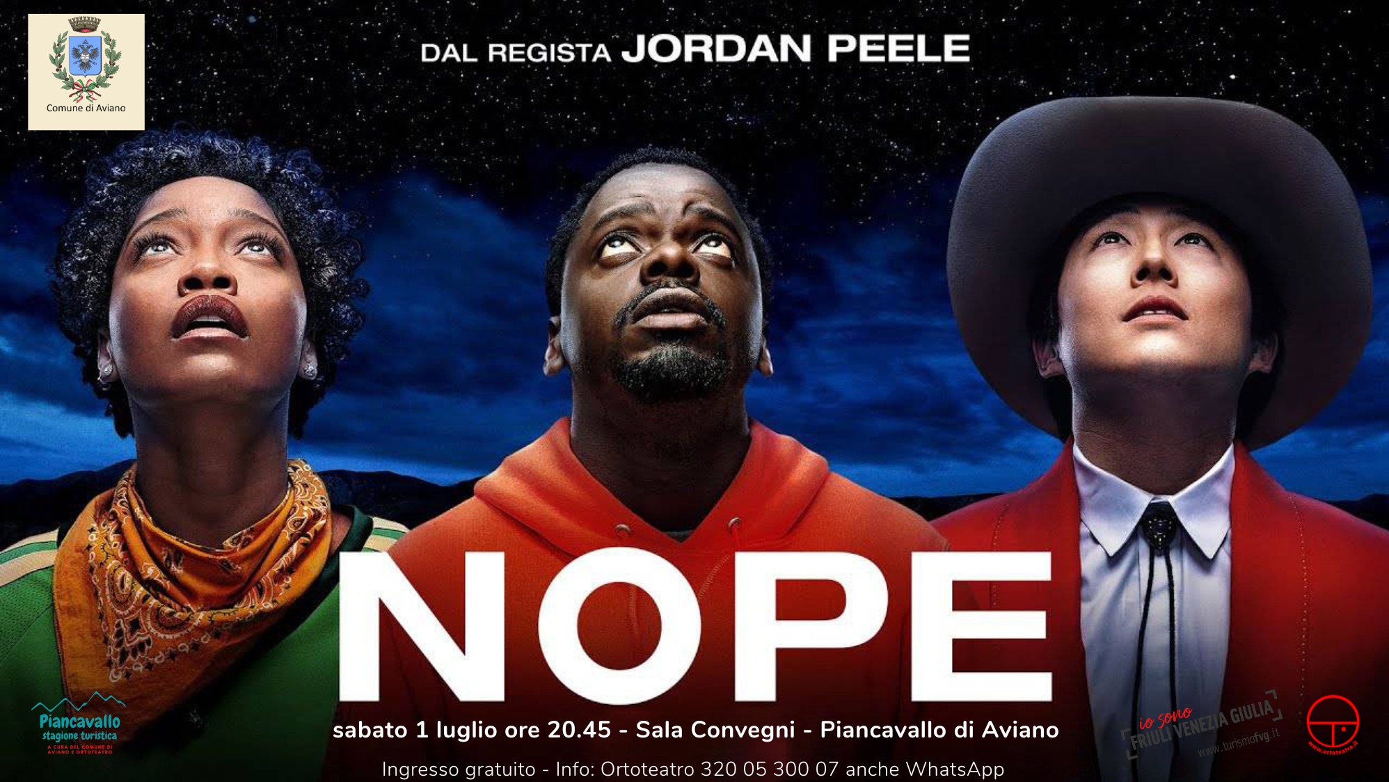 A Piancavallo il Cinema è… Mistero! NOPE - EventiFVG.it