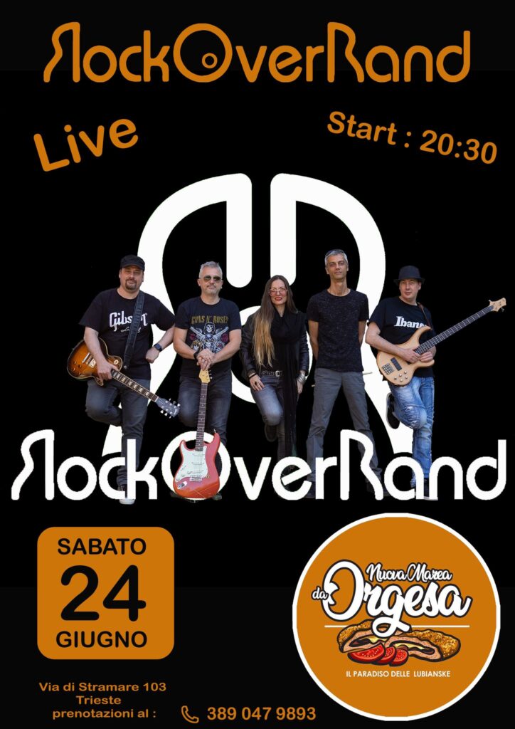 Rockoverband Live @ Nuova Marea da Orgesa - Rockoverband Live @ Nuova Marea da Orgesa - EventiFVG.it