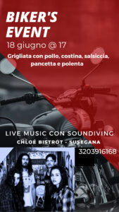 Biker’s Event 🏍️ con Soundiving 🎸