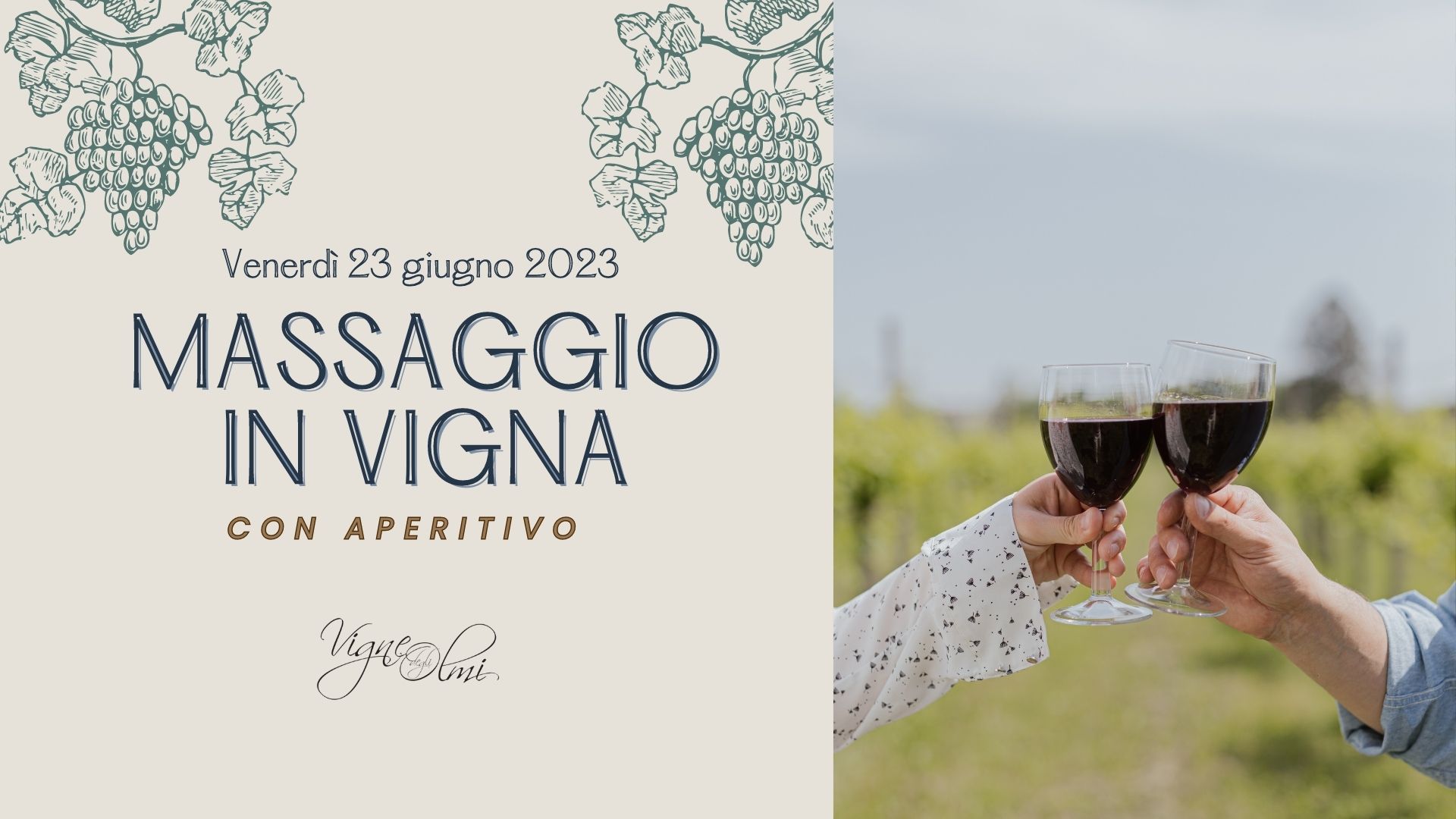 Massaggio in Vigna con Aperitivo - EventiFVG.it