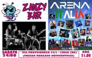Arena Italia tributo italiano 70/80/90@Zanzi-Bar -Piazzale Mercato Ortofrutticolo – Lusia (RO)