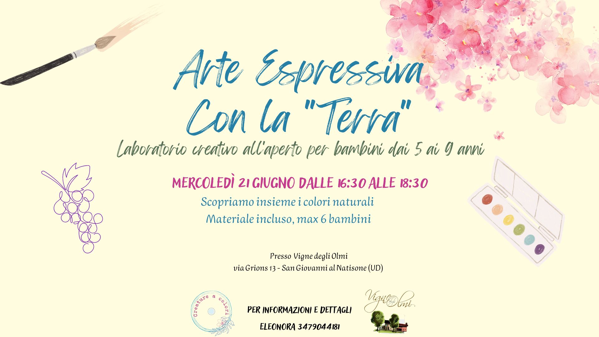 Arte Espressiva con la Terra: laboratorio creativo - EventiFVG.it