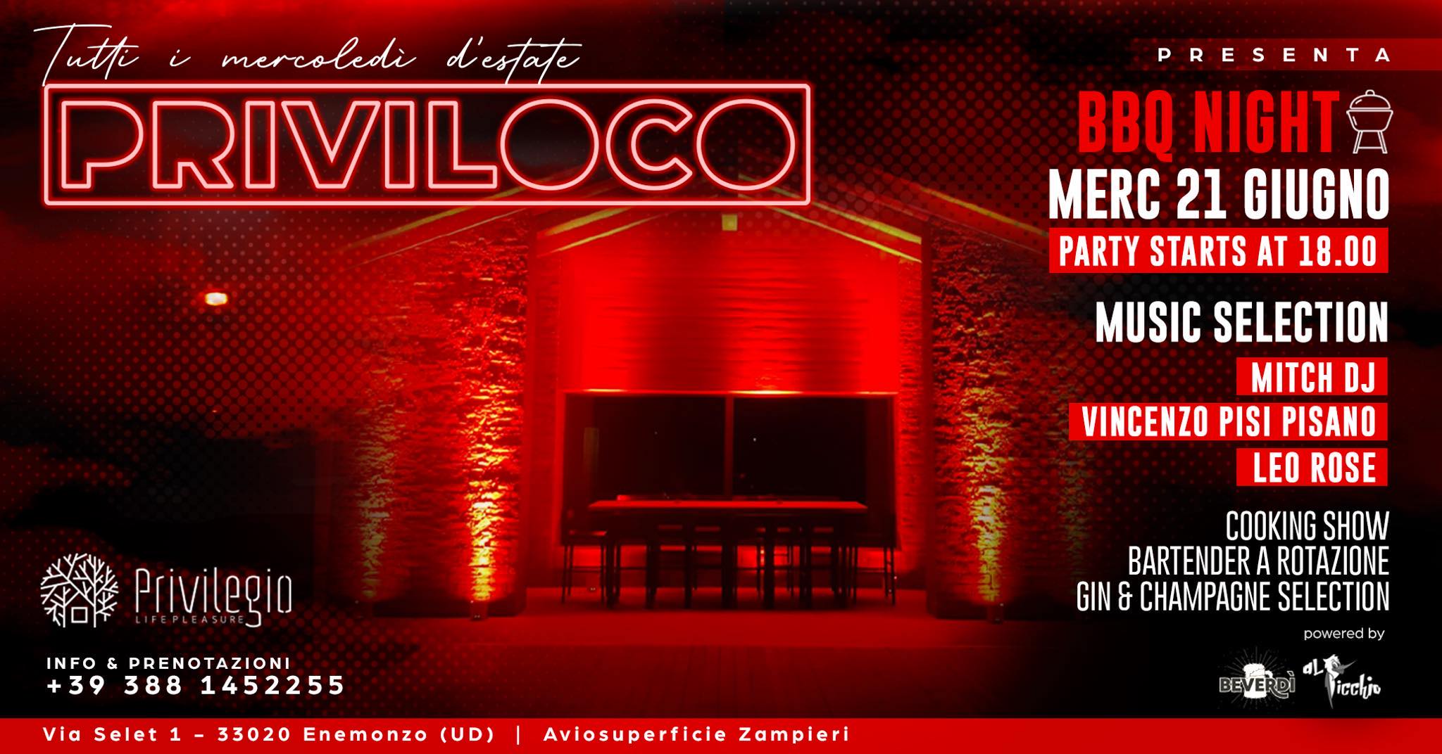 PRIVILOCO - Tutti i mercoledì d'estate - 21.06.23 - EventiFVG.it