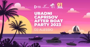 Uradni Caprisov after boat party I 01.7. Saturday