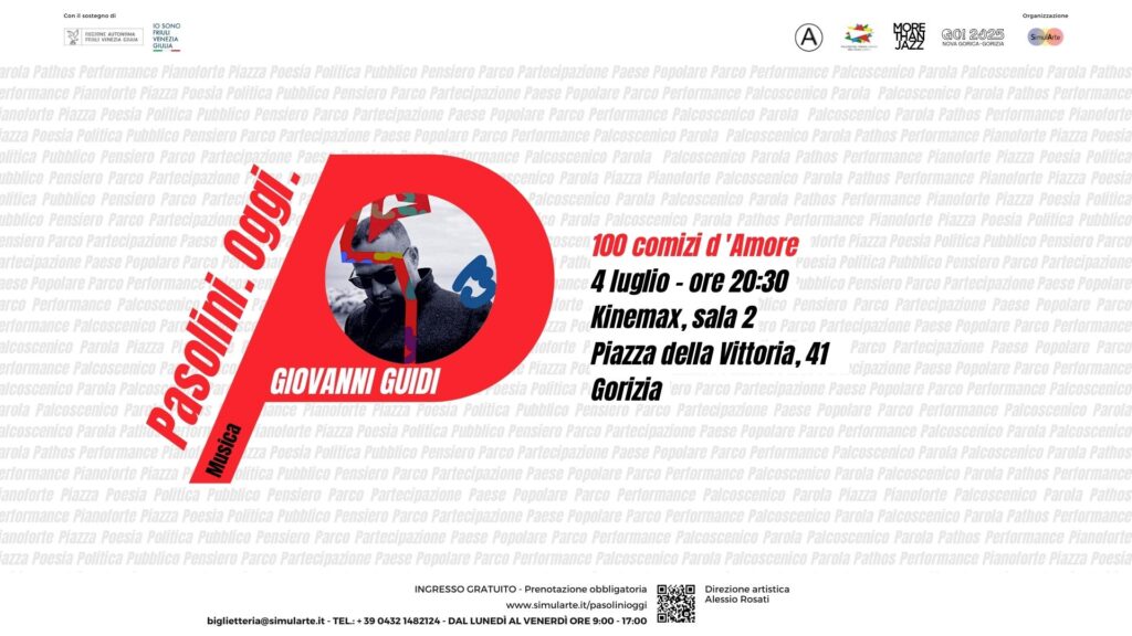 Giovanni Guidi - 100 Comizi d'Amore - EventiFVG.it